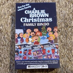 Charlie Brown Christmas Family Bingo Game - Multicolor